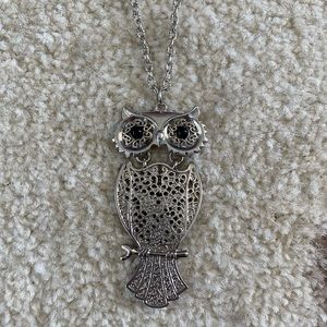 Long Owl Necklace